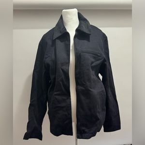 Zara Barn Jacket Collared Lined Zip NWT